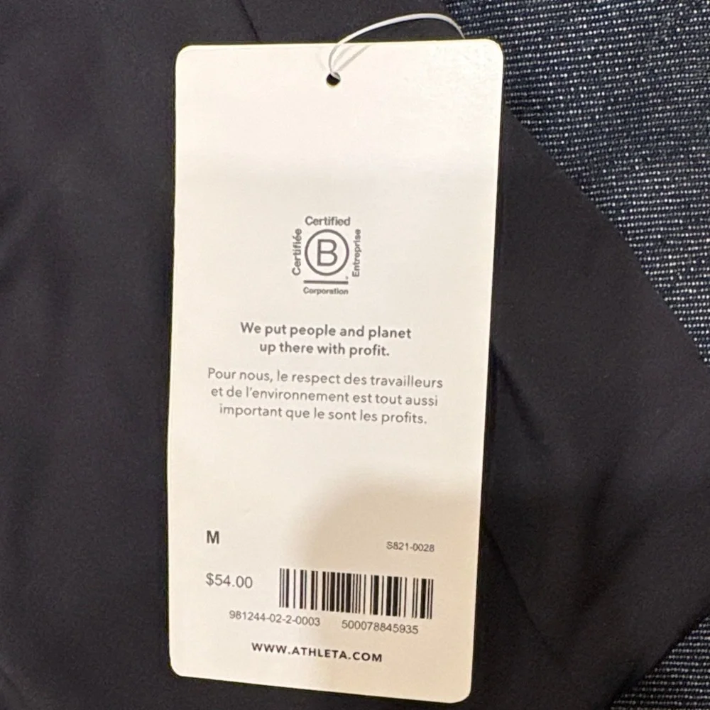 Athleta Midnight Black Sports Top - Picture 2 of 4